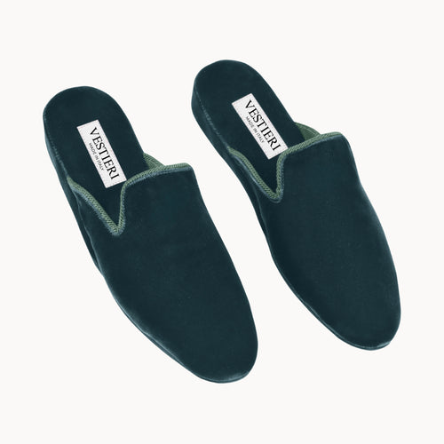 Farnese Green Slippers