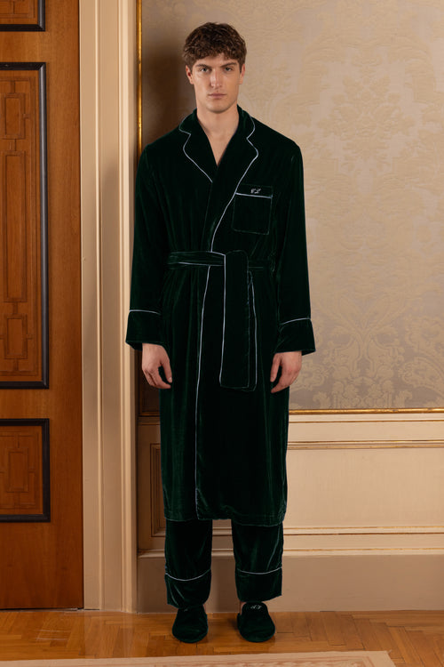 Men Farnese Robe (Green)