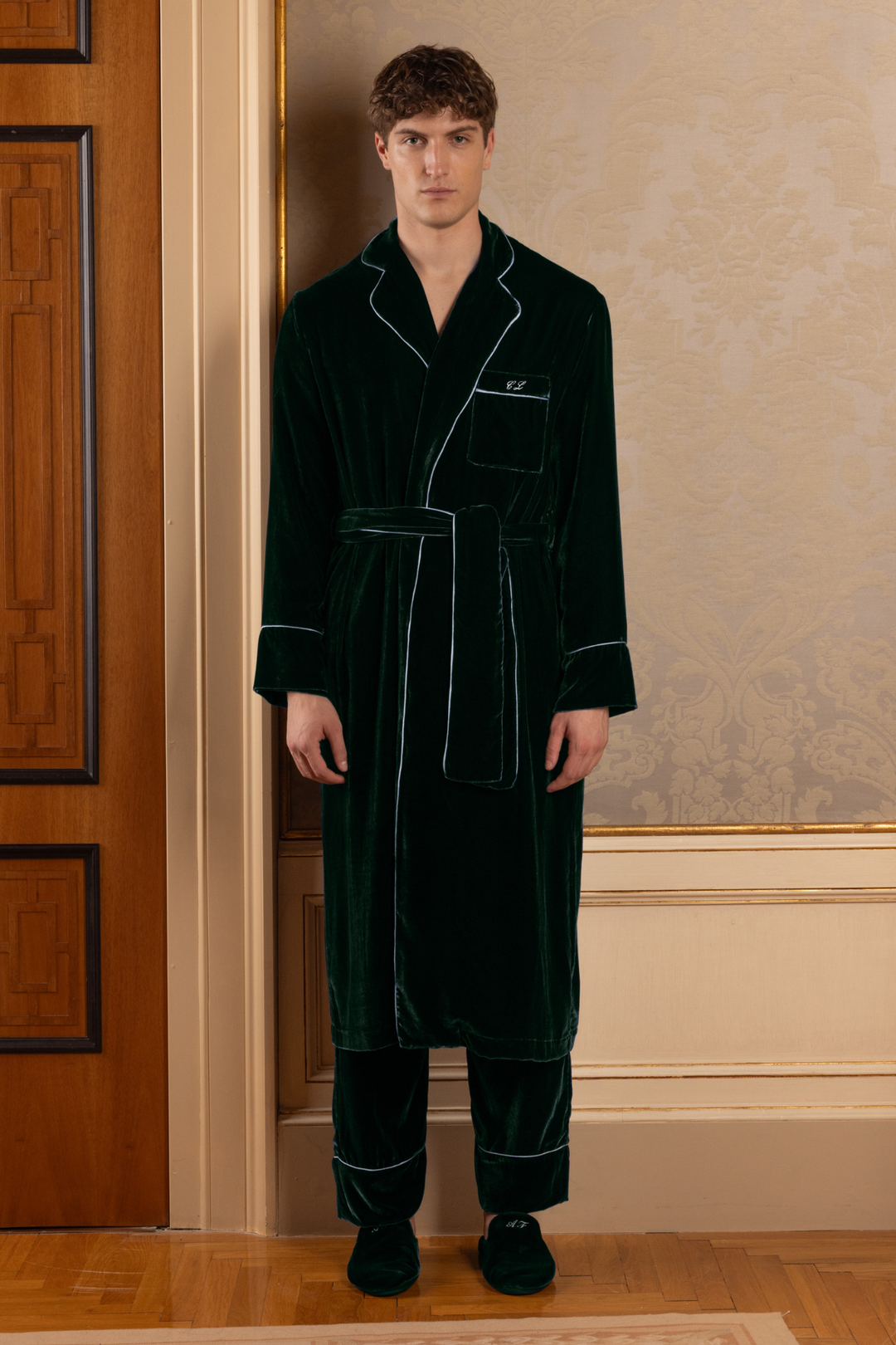 Men Farnese Robe (Green)