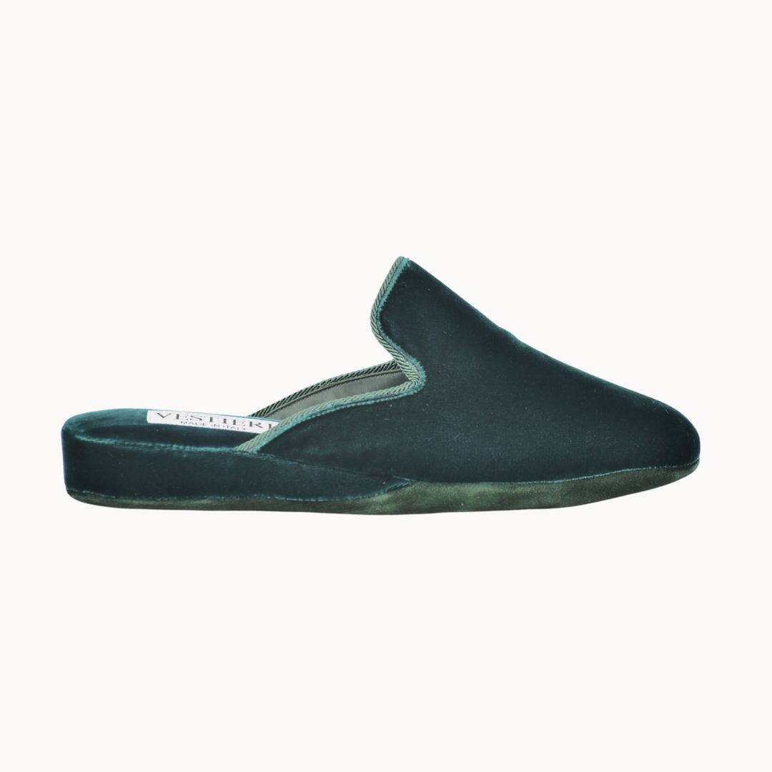 Farnese Green Slippers