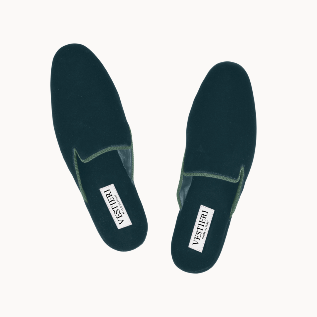 Farnese Green Slippers