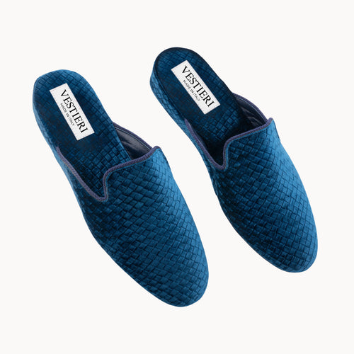 Corsini Blue Slippers