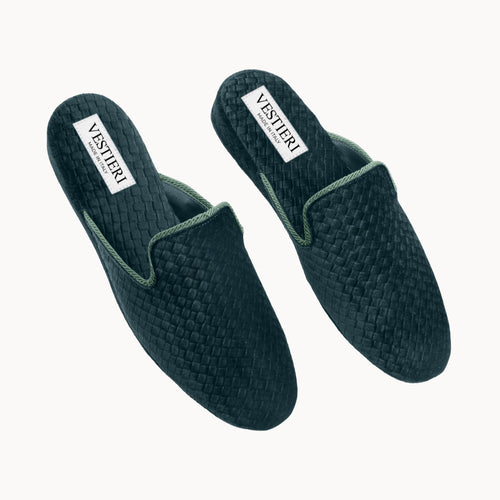 Corsini Green Slippers