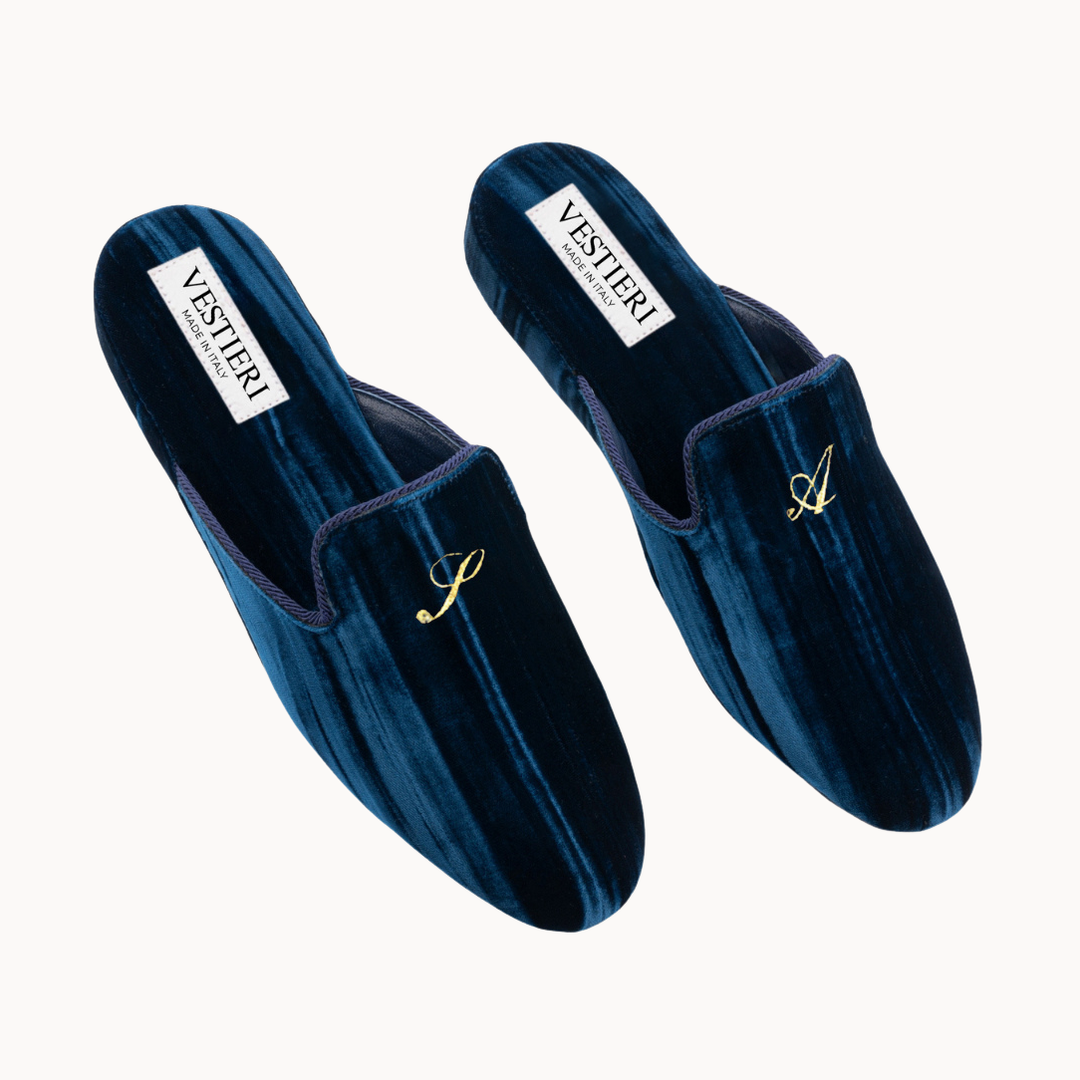 Barberini Blue Slippers