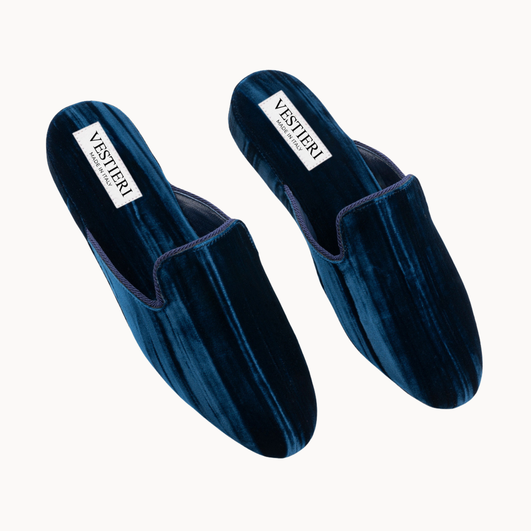 Barberini Blue Slippers