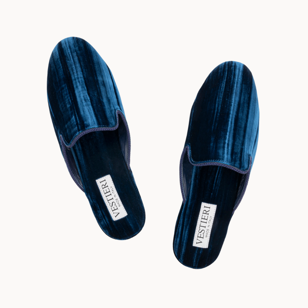 Barberini Blue Slippers