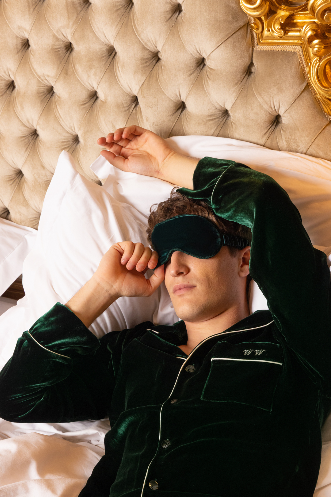 Men Farnese Pajama Set (Green)