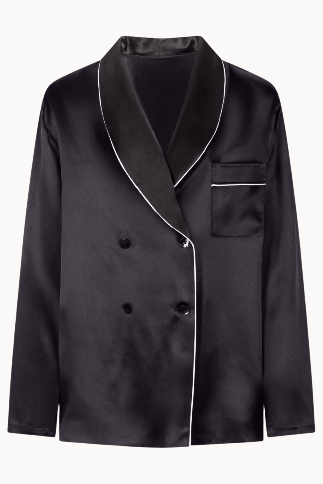 Women Diamanti Pajama Shirt (Black)