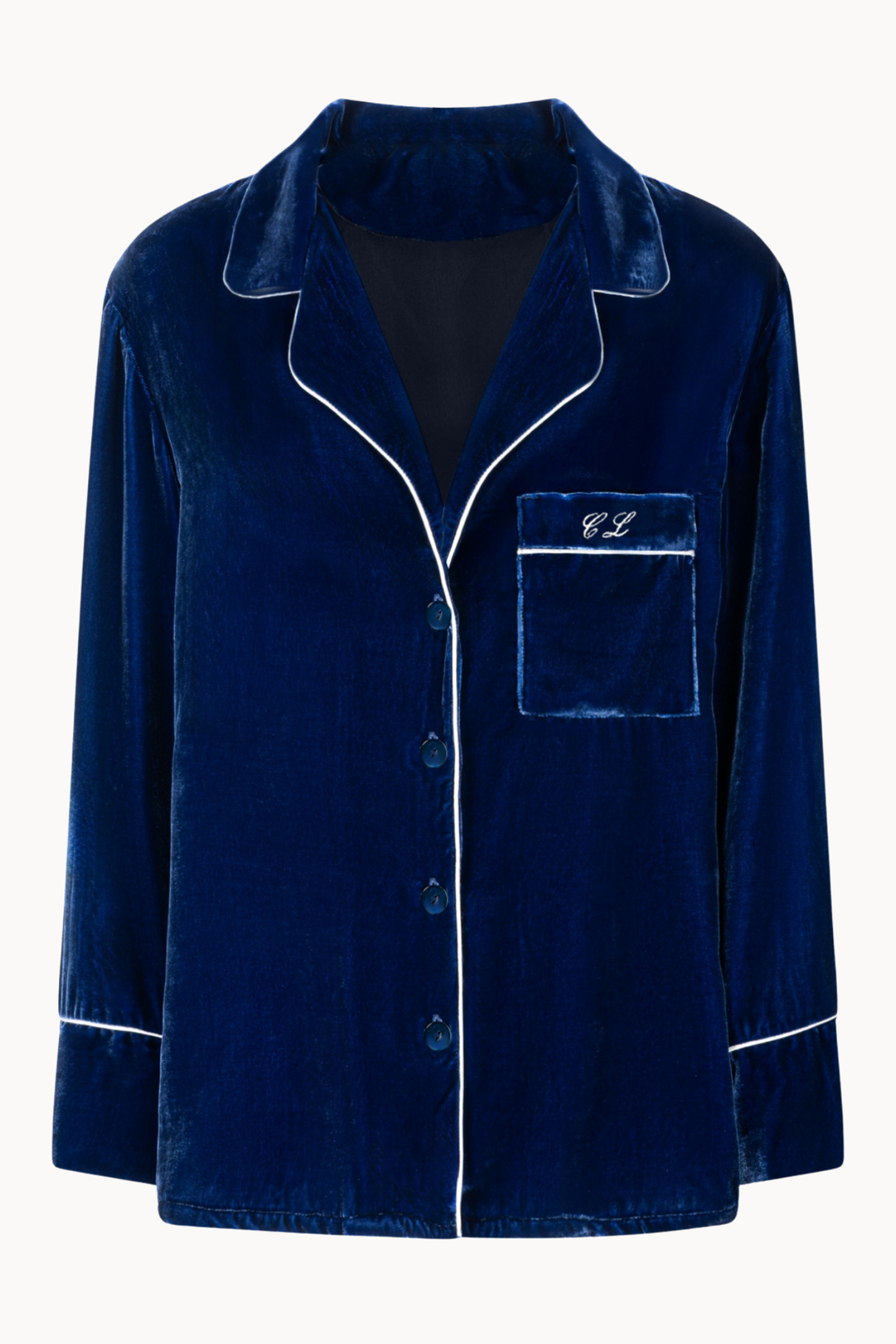 Women Farnese Pajama Shirt (Blue)