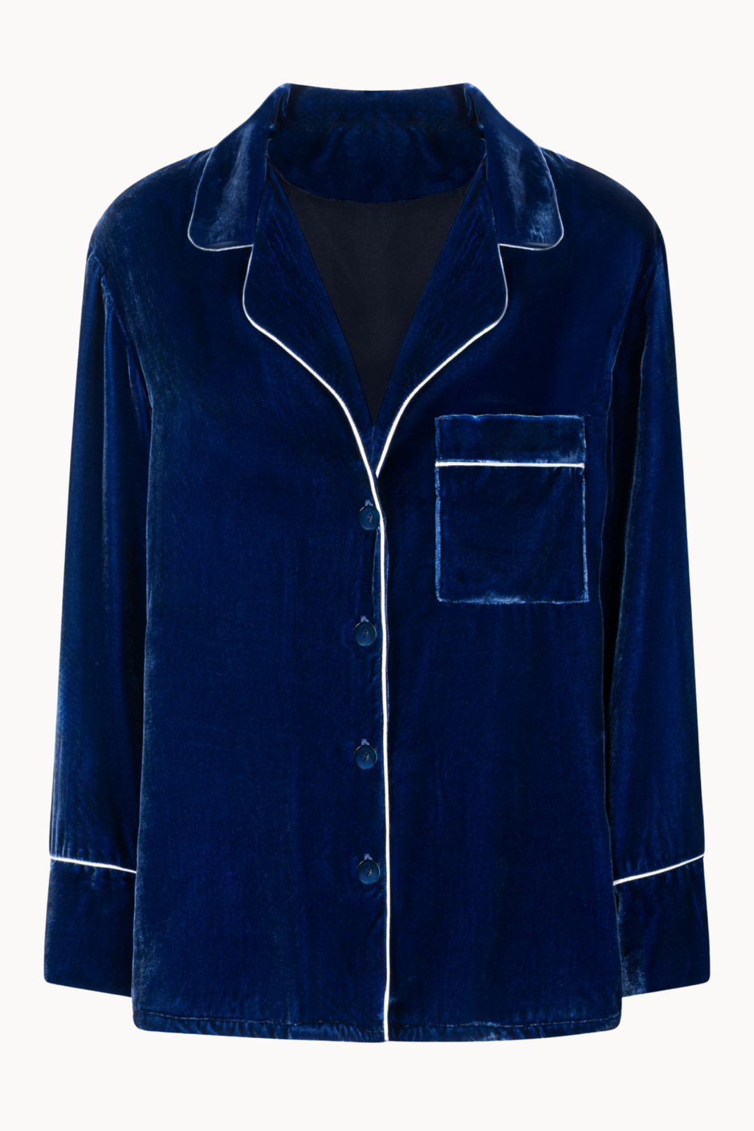 Women Farnese Pajama Shirt (Blue)