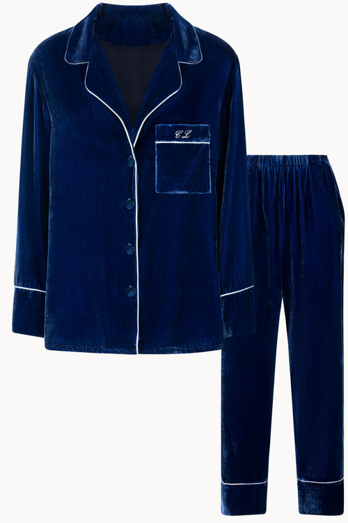 Men Farnese Pajama Set (Blue)