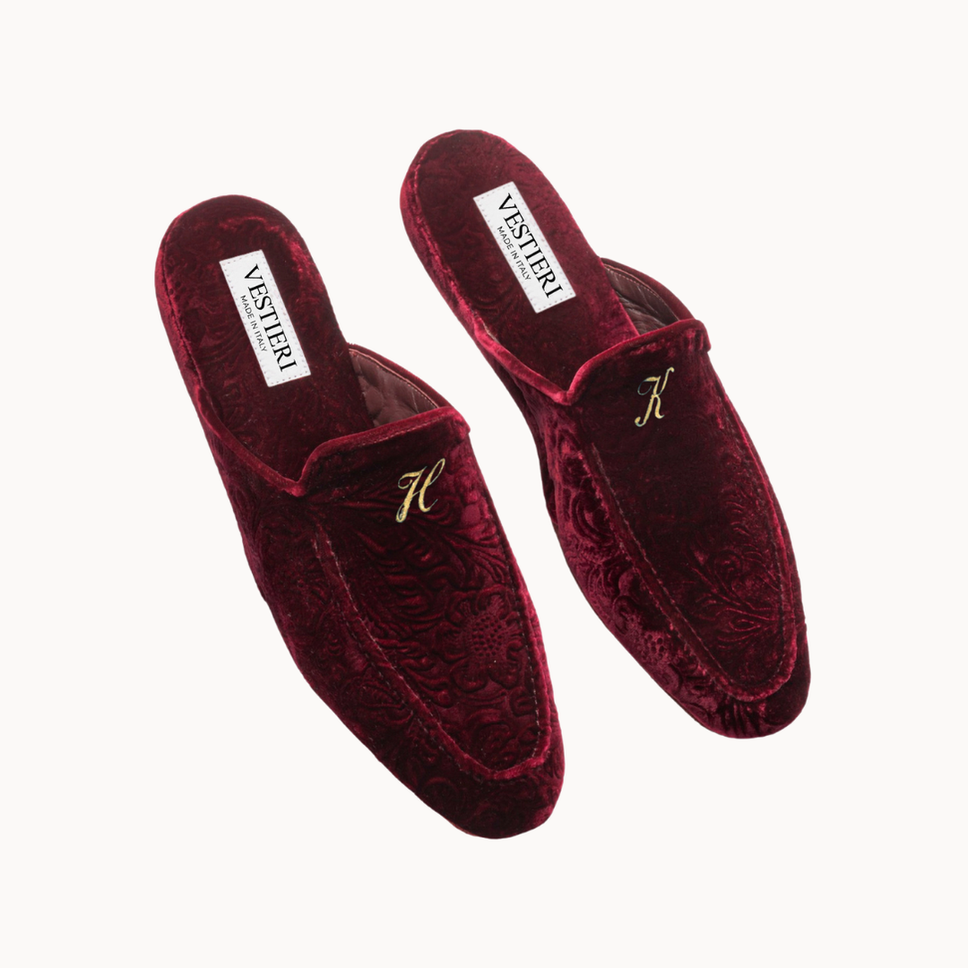 Medici Red Slippers