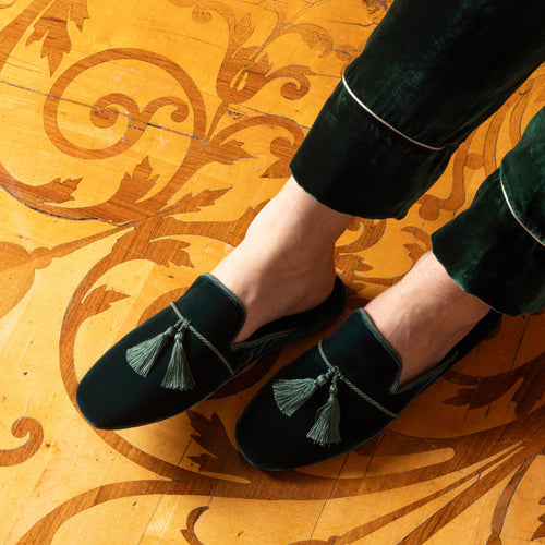 Men's Madama Slippers (Green )