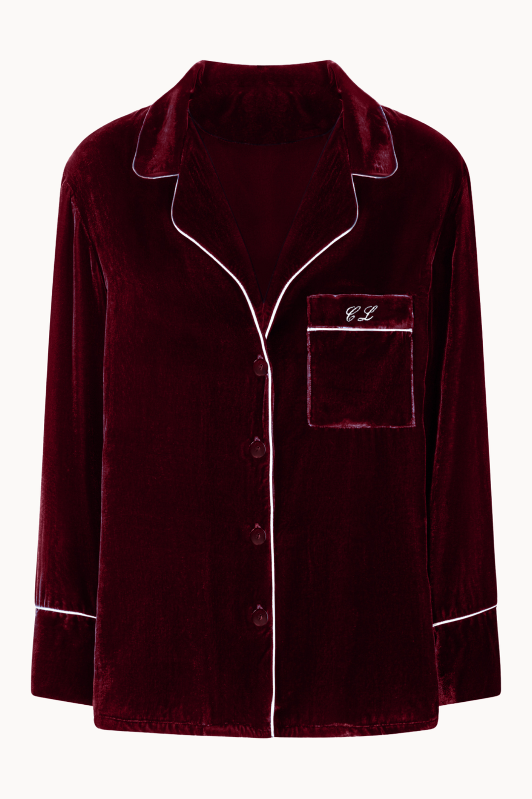 Women Farnese Pajama Shirt (Red)