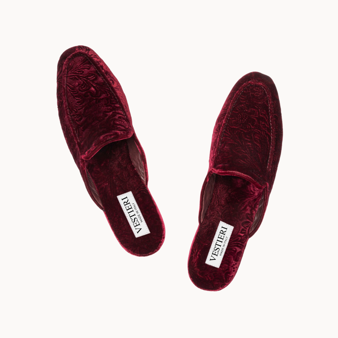 Medici Red Slippers