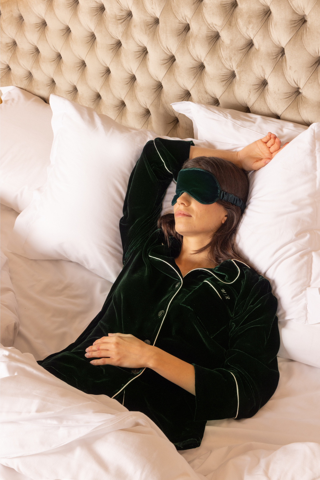 Women Farnese Pajama Set (Green)