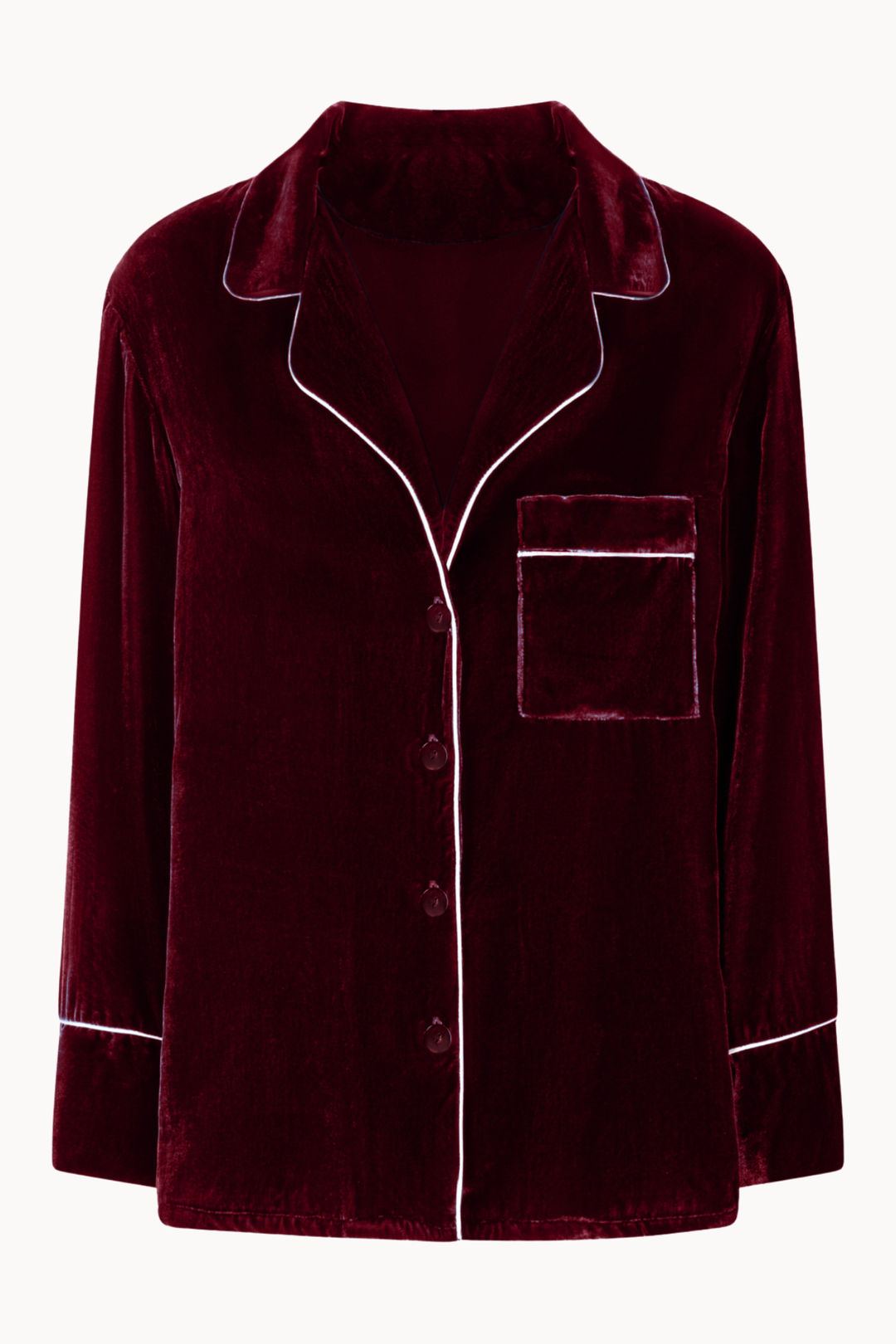 Women Farnese Pajama Shirt (Red)