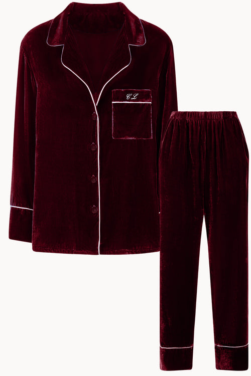 Women Farnese Pajama Set (Red)