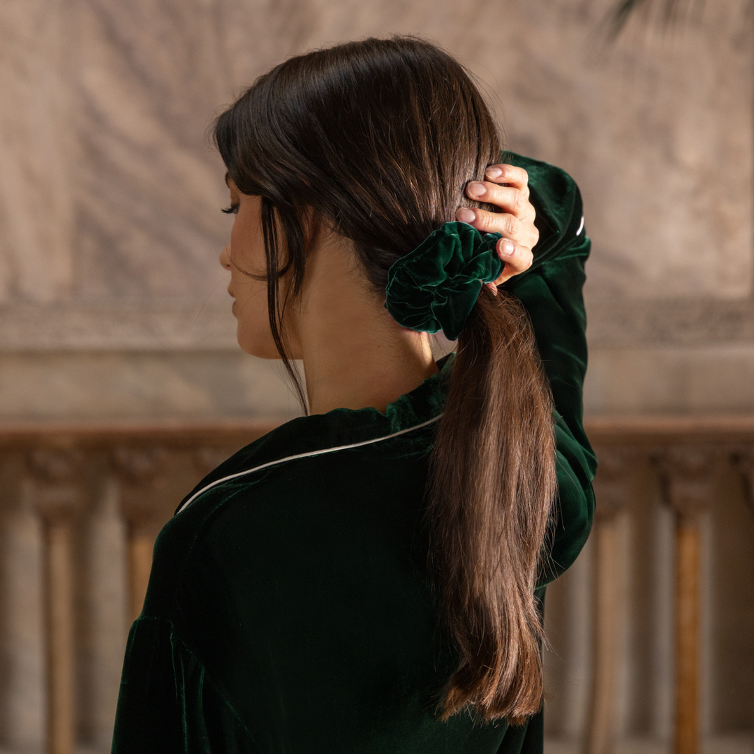 Farnese Trio Scrunchie Set (Green)