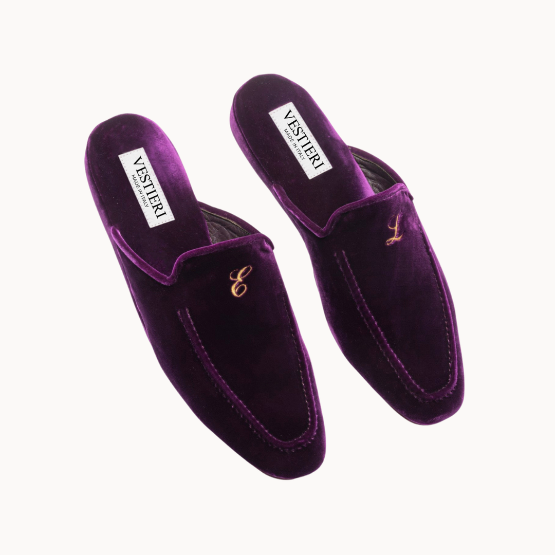 Medici Purple Slippers