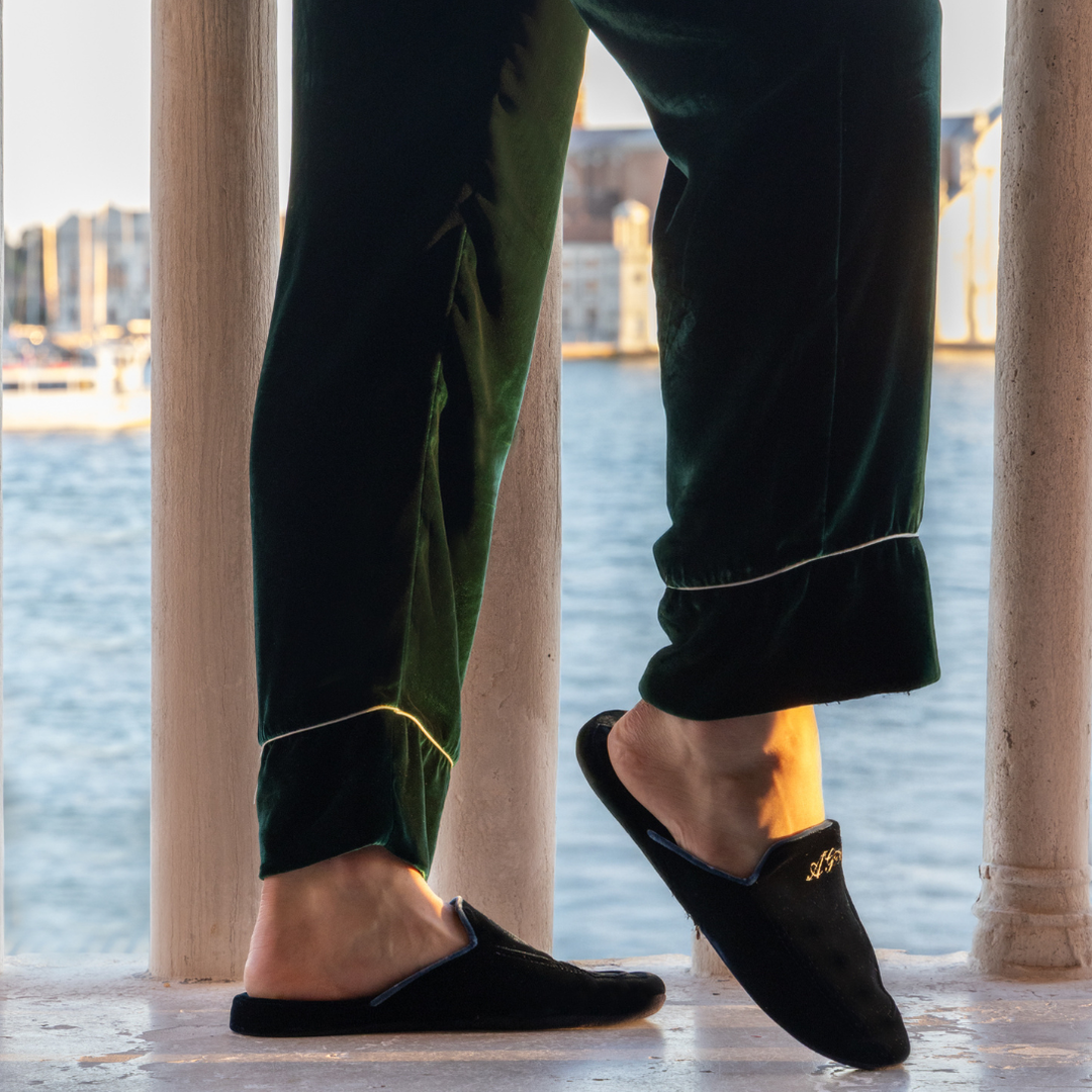 Men's Medici Slippers (Navy)