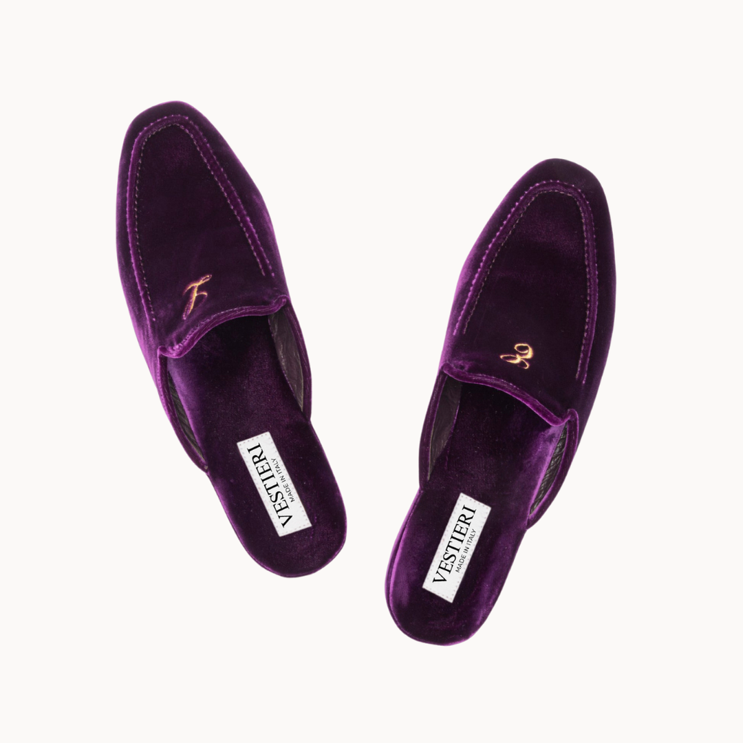 Medici Purple Slippers