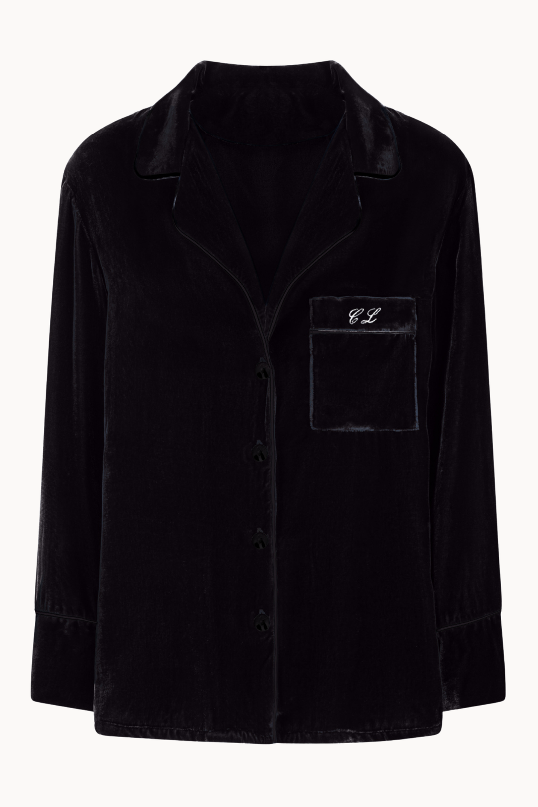 Women Farnese Pajama Shirt (Black)