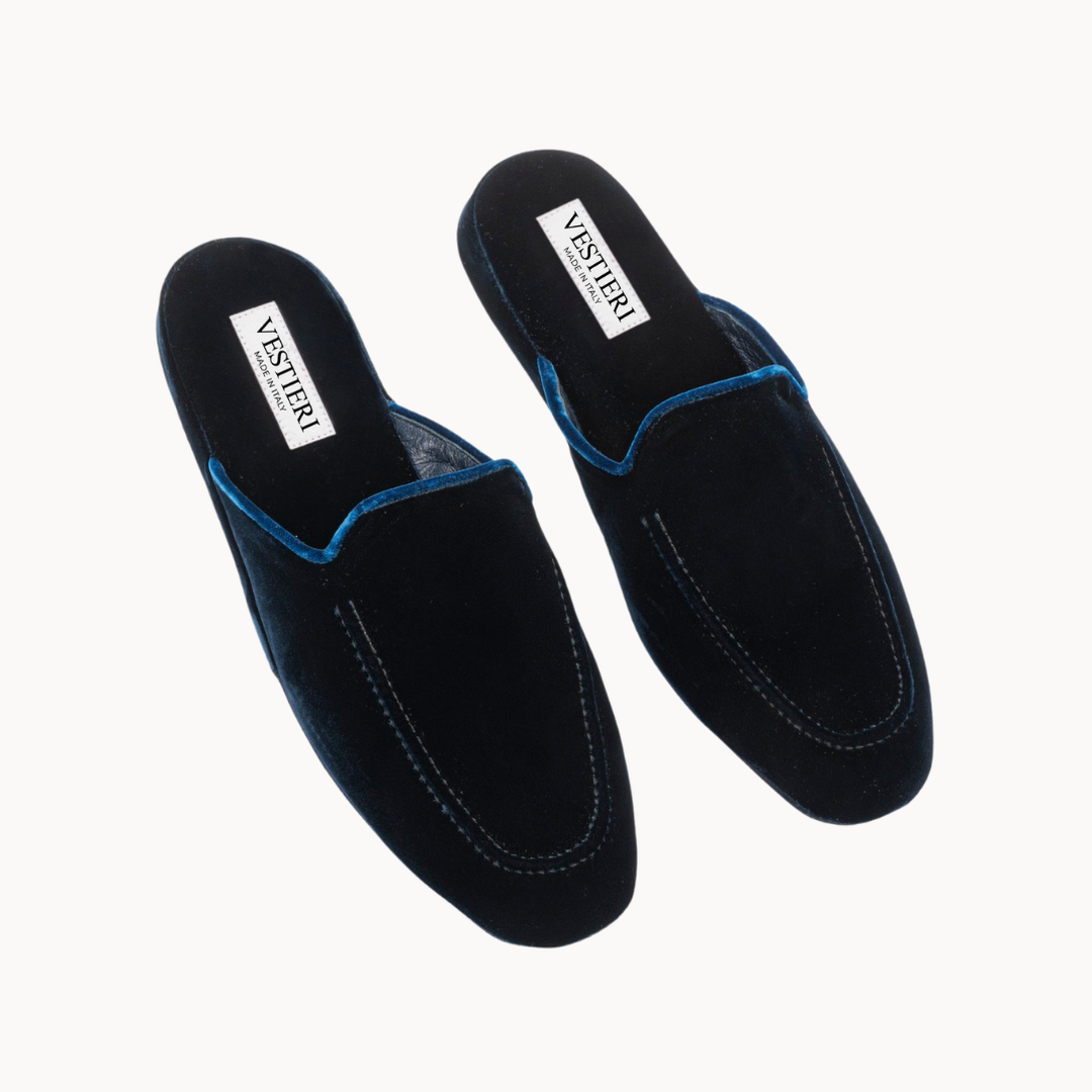 Medici Navy Slippers