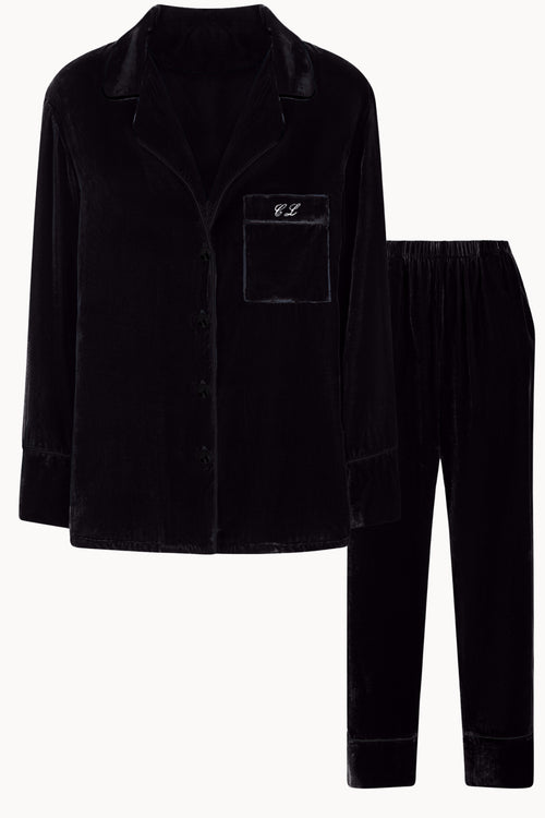 Men Farnese Pajama Set (Black)