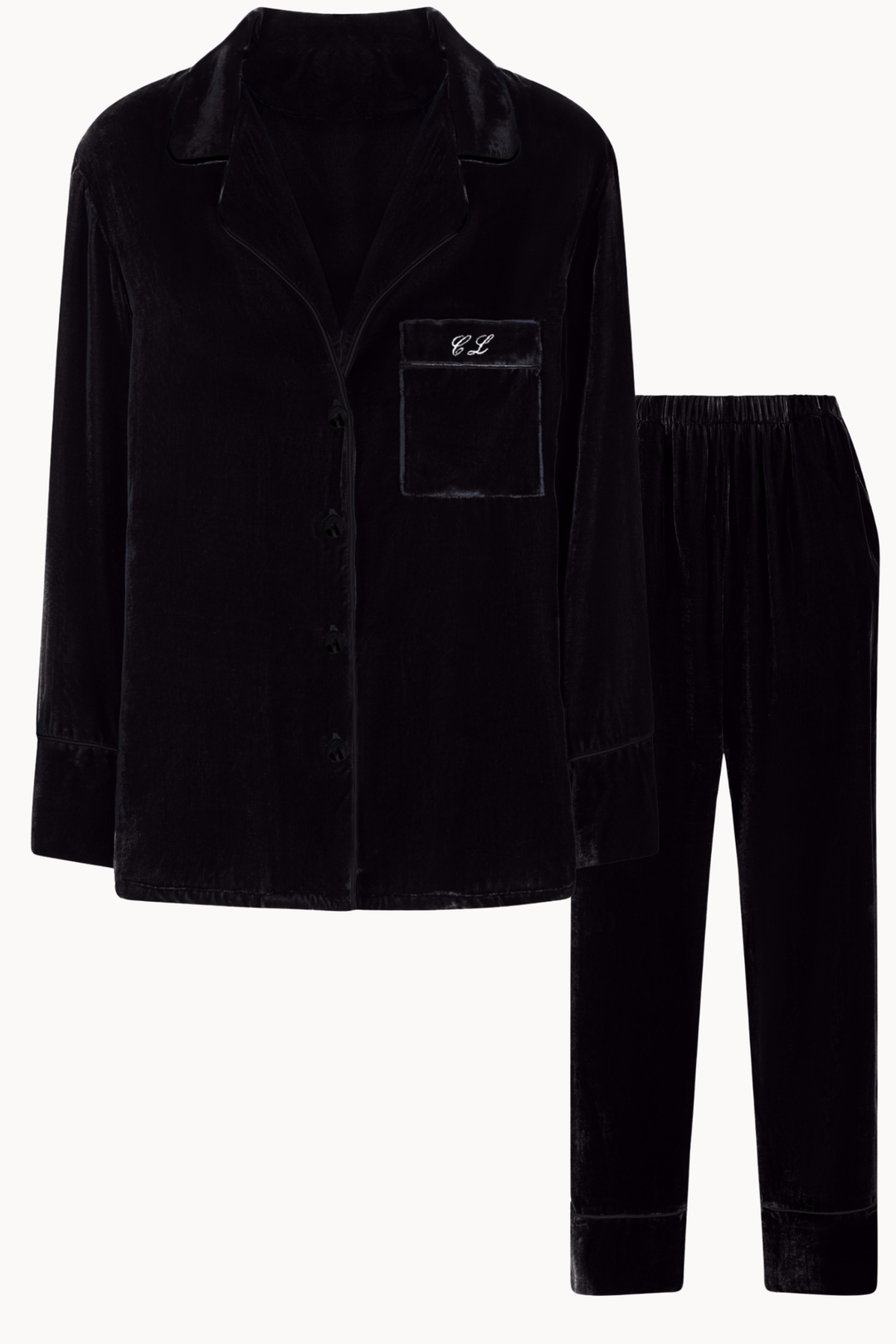 Men Farnese Pajama Set (Black)
