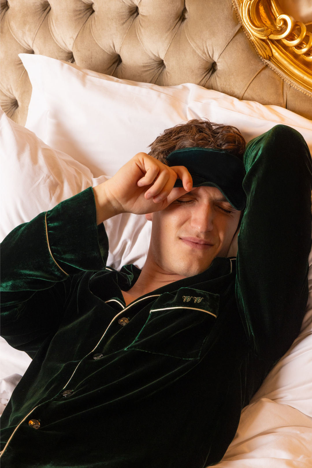 Men Farnese Pajama Set (Green)