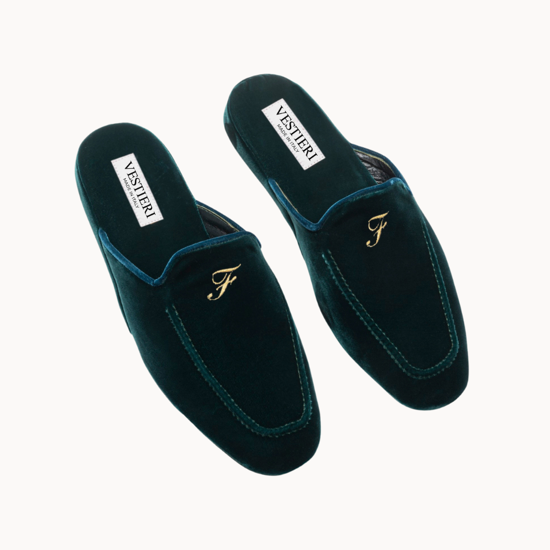 Medici Green Slippers