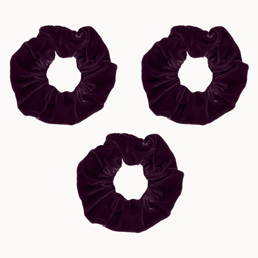 Farnese Trio Scrunchie Set (Purple)