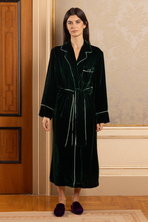 Women Farnese Robe (Green)